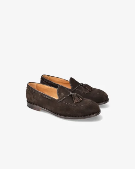 Premiata Scarpe Mocassini in Pelle Marrone (5)