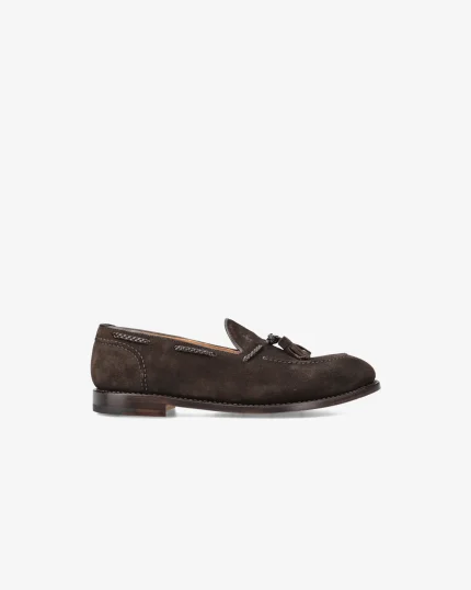 Premiata Scarpe Mocassini in Pelle Marrone (6)