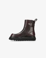 Premiata Scarpe Polacchini in Pelle Marrone (4)