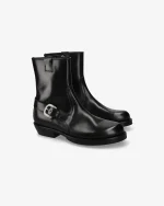 Premiata Scarpe Stivaletti in Cordovan Nero (4)