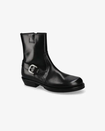 Premiata Scarpe Stivaletti in Cordovan Nero (6)