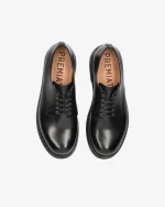 Premiata Scarpe Stringate in Pelle Nera (1)