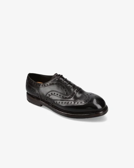 Premiata Scarpe Stringate in Pelle Nero (3)