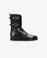 Scarpe Premiata Donna Stivaletti in Pelle Nera (4)