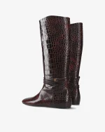 Scarpe Premiata Donna Stivali in Pelle Marrone (1)